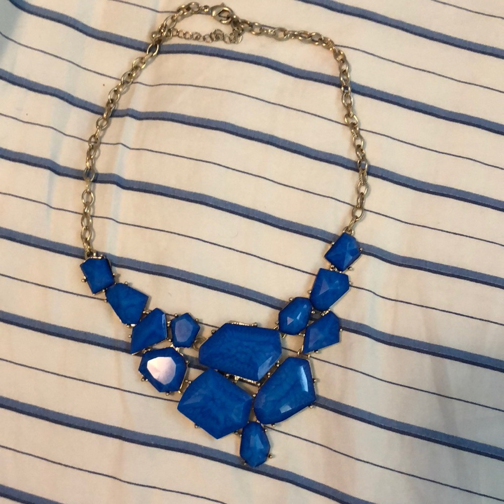 Blue necklace